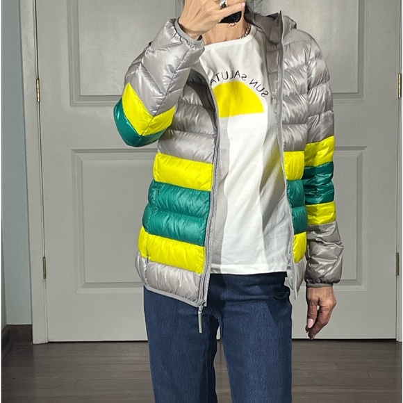 Uniqlo lightweight down puffer jacket coat size M - Picture 4 of 10